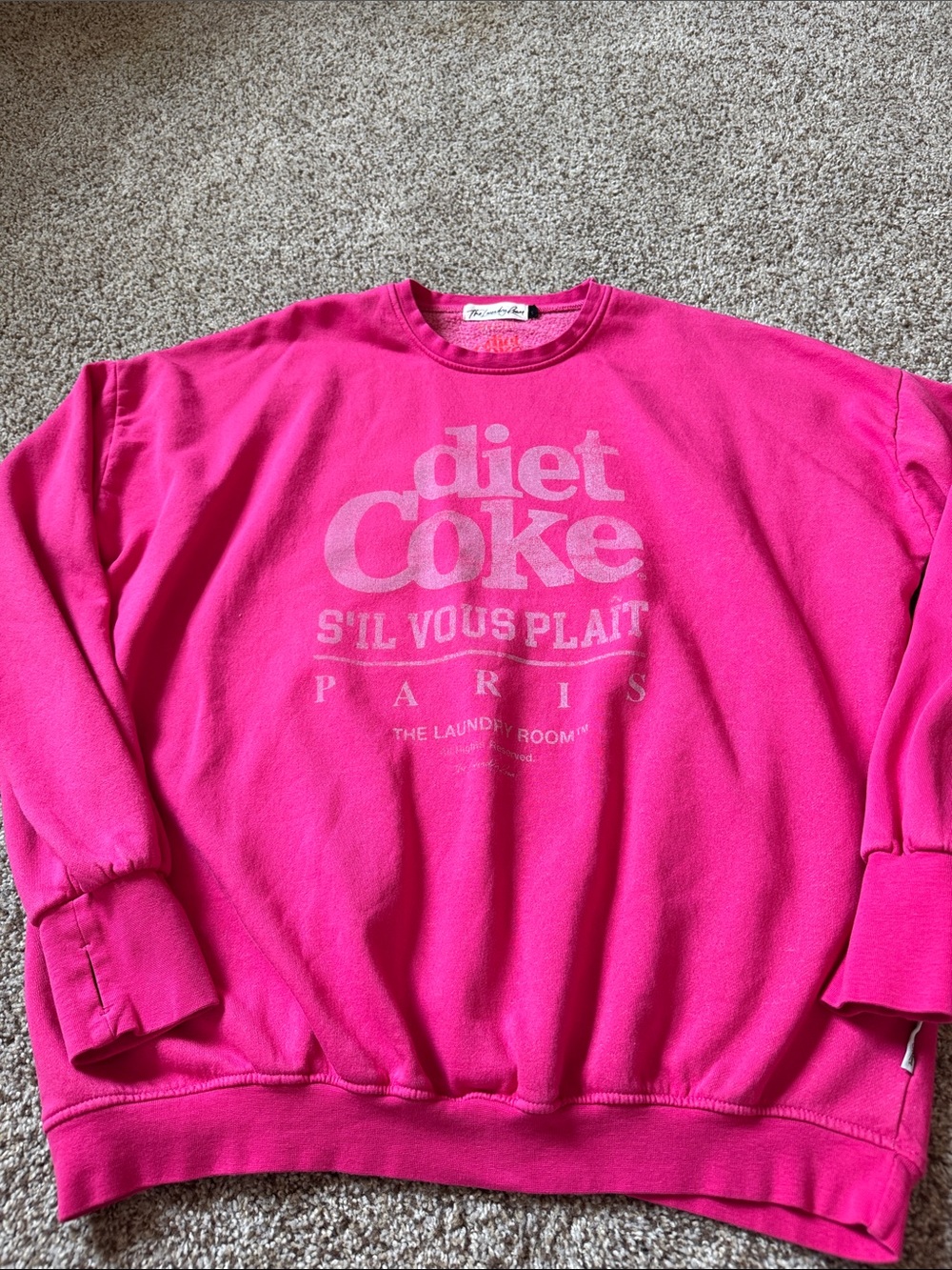 THE LAUNDRY ROOM DIET COKE PARIS SWEATSHIRT
